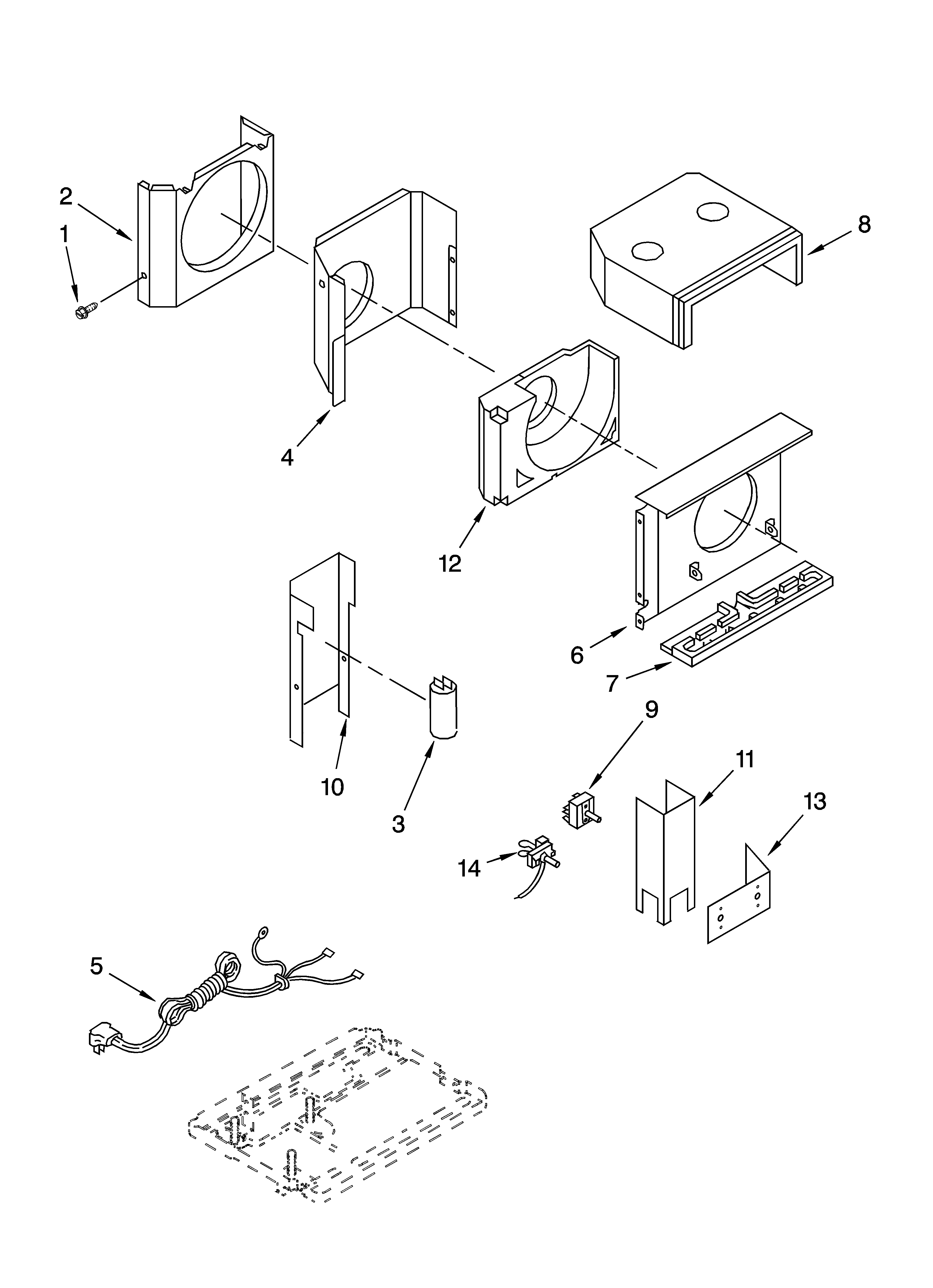 Air flow and control parts