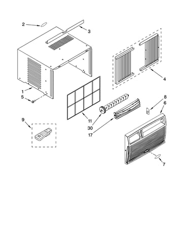 Cabinet parts