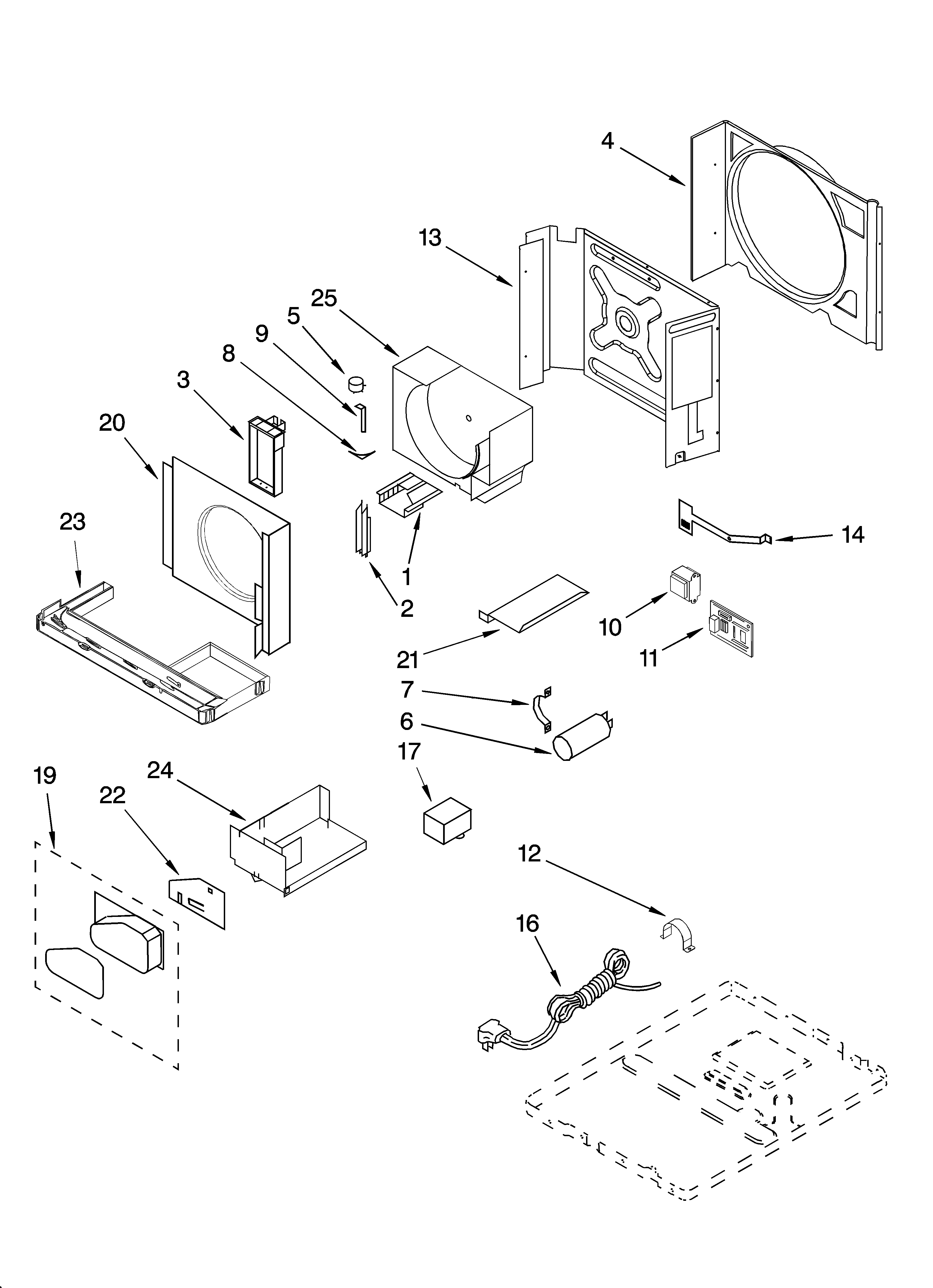 Air flow and control parts