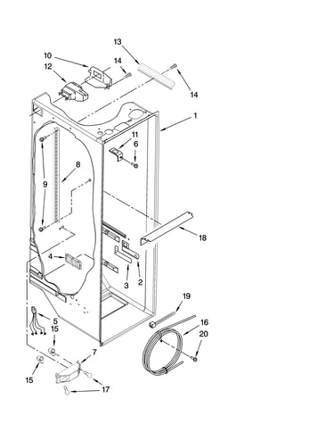 Refrigerator liner parts
