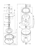Agitator, basket and tub parts