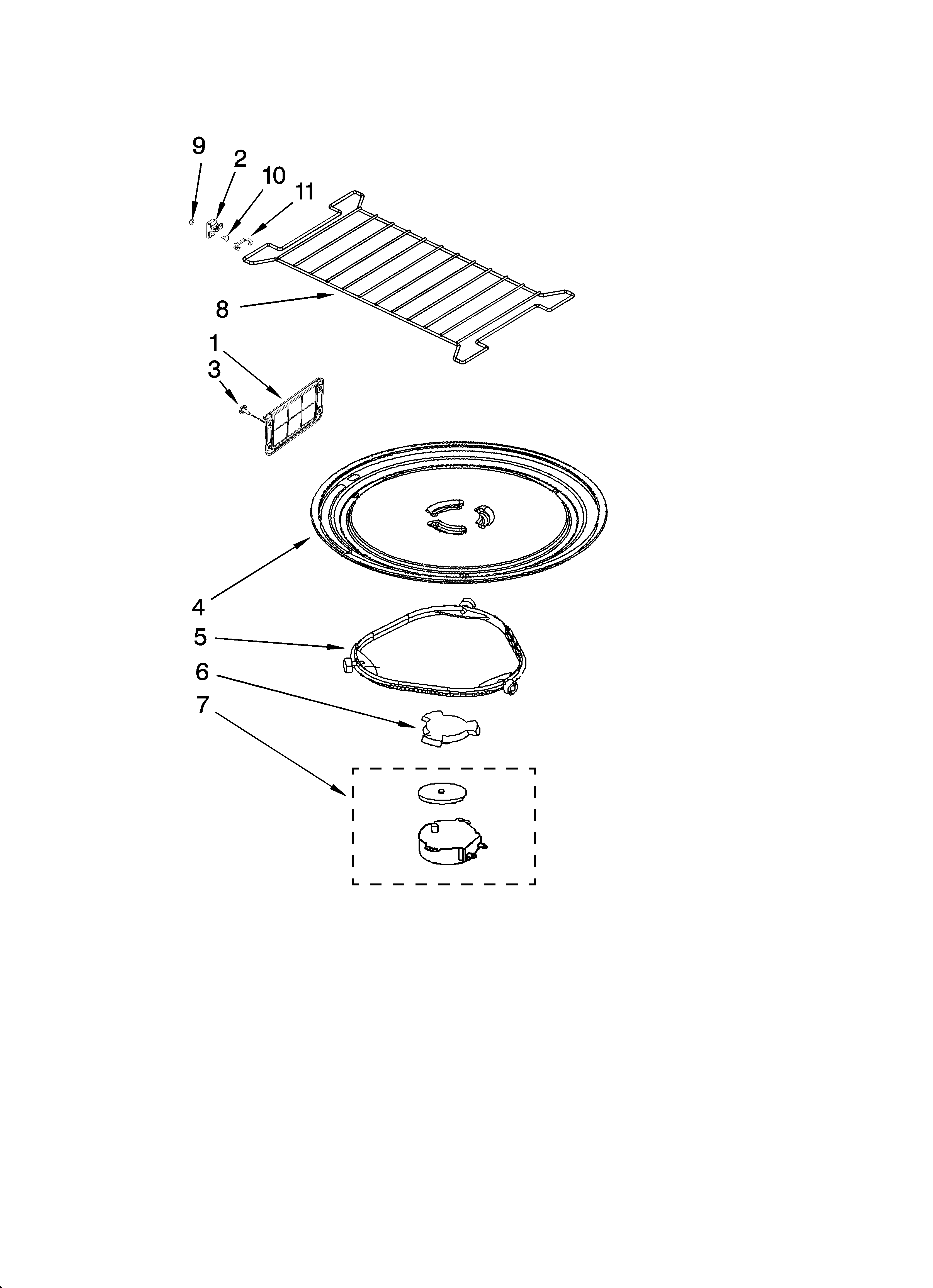 Turntable parts