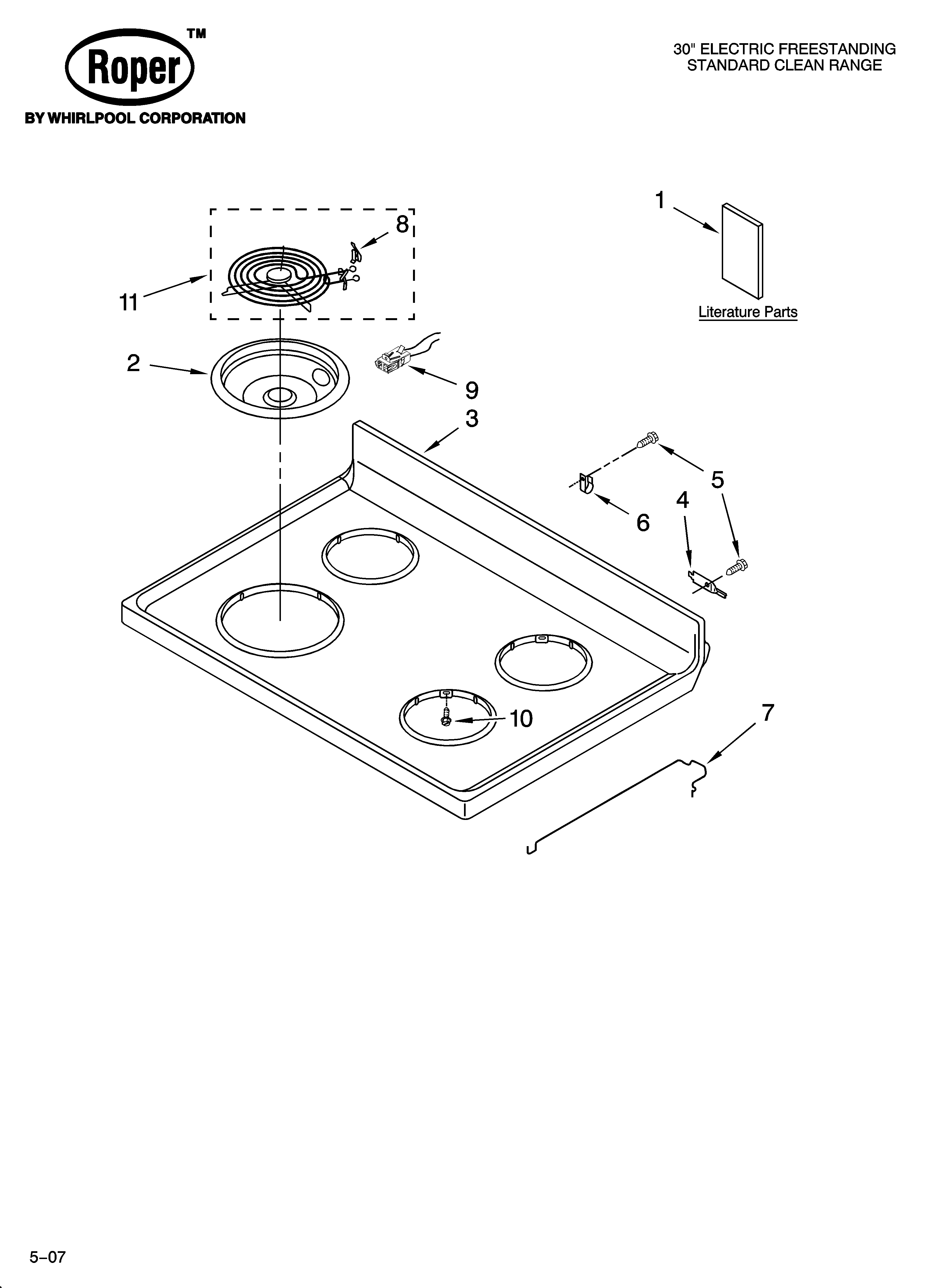 Cooktop parts
