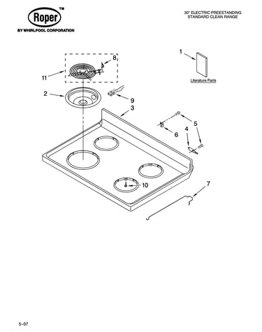 Cooktop parts