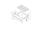 Estate TEP315TW0 drawer & broiler parts diagram