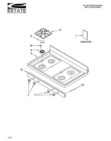 Cooktop parts