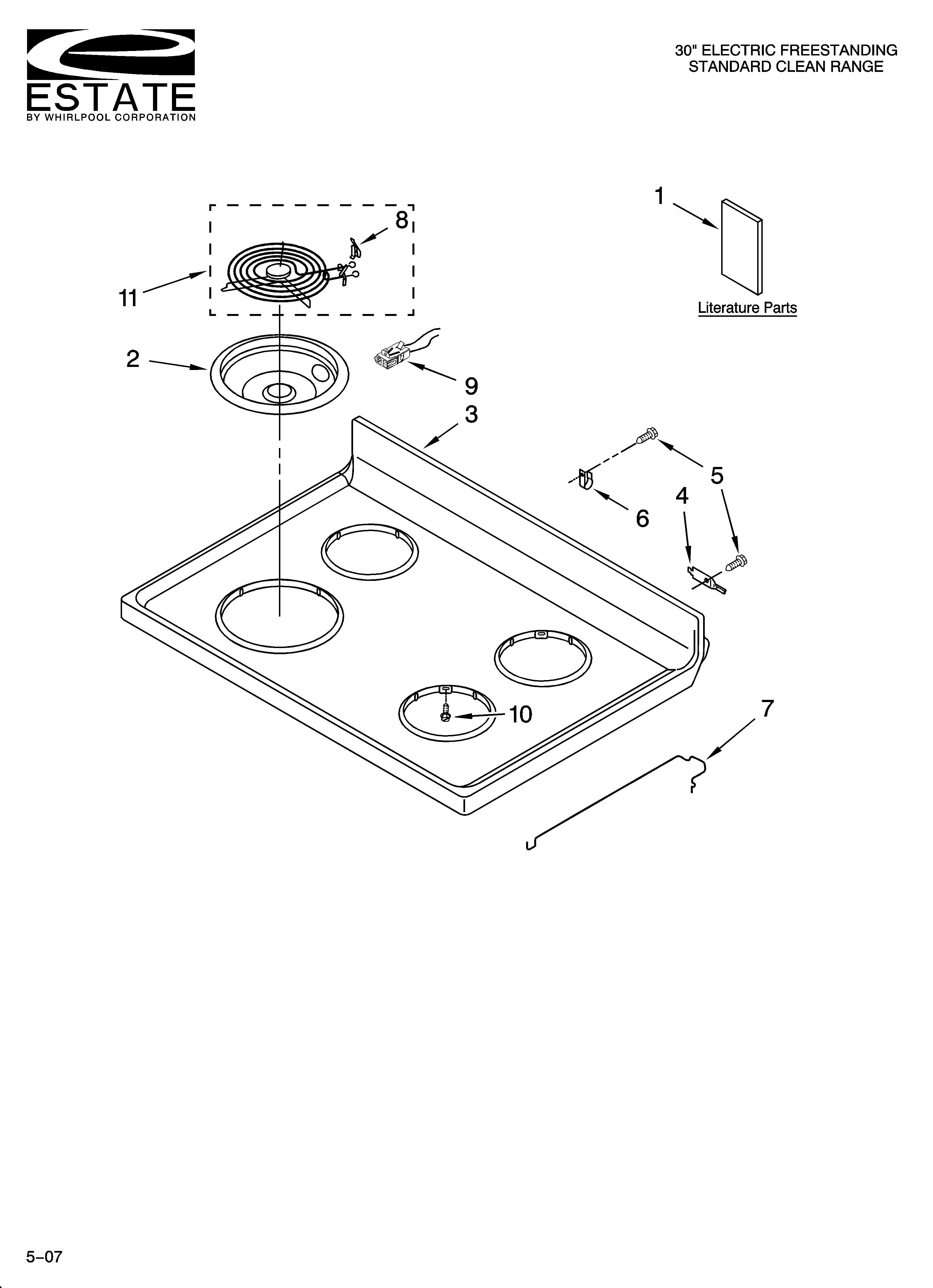 Cooktop parts