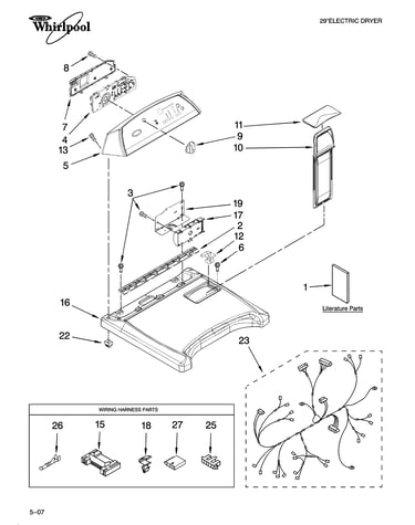 Top and console parts