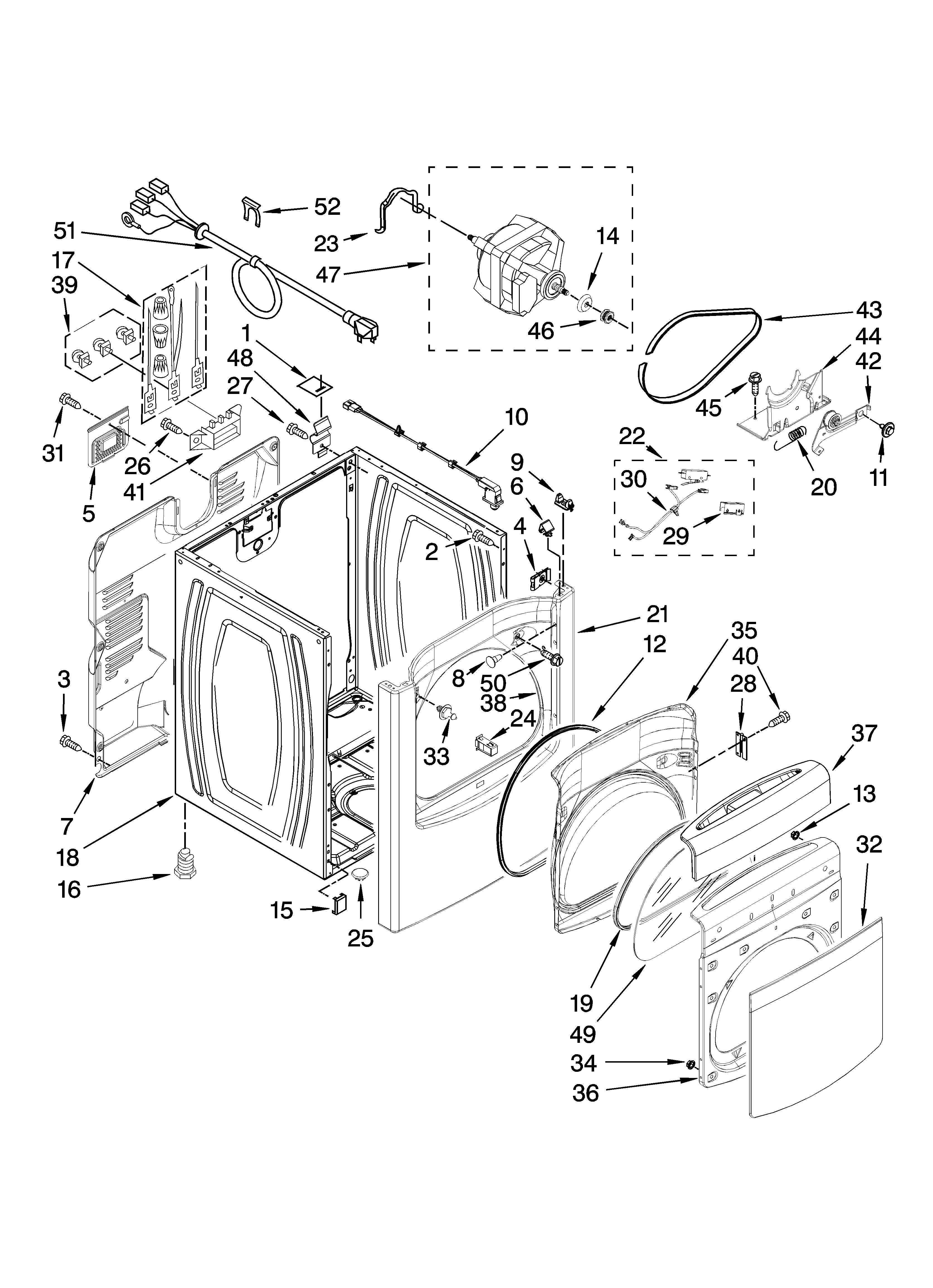 Cabinet parts