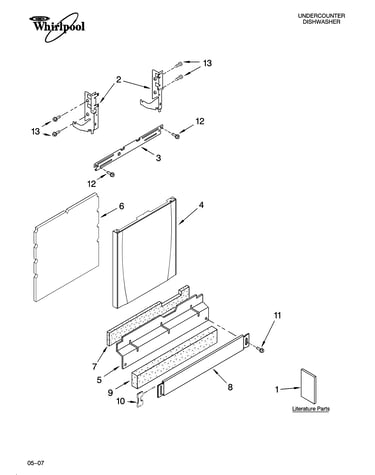 Door and panel parts