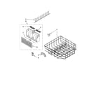 Whirlpool 7GU3600XTSY0 lower rack parts, optional parts (not included) diagram