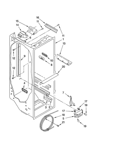 Refrigerator liner parts