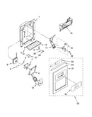 Dispenser front parts
