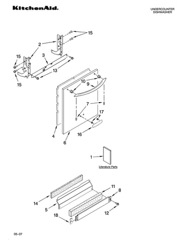 Door and panel parts