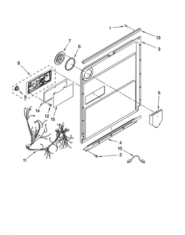Door and latch parts