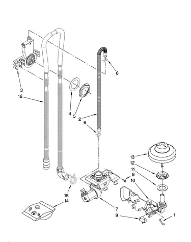 Fill, drain, and overfill parts