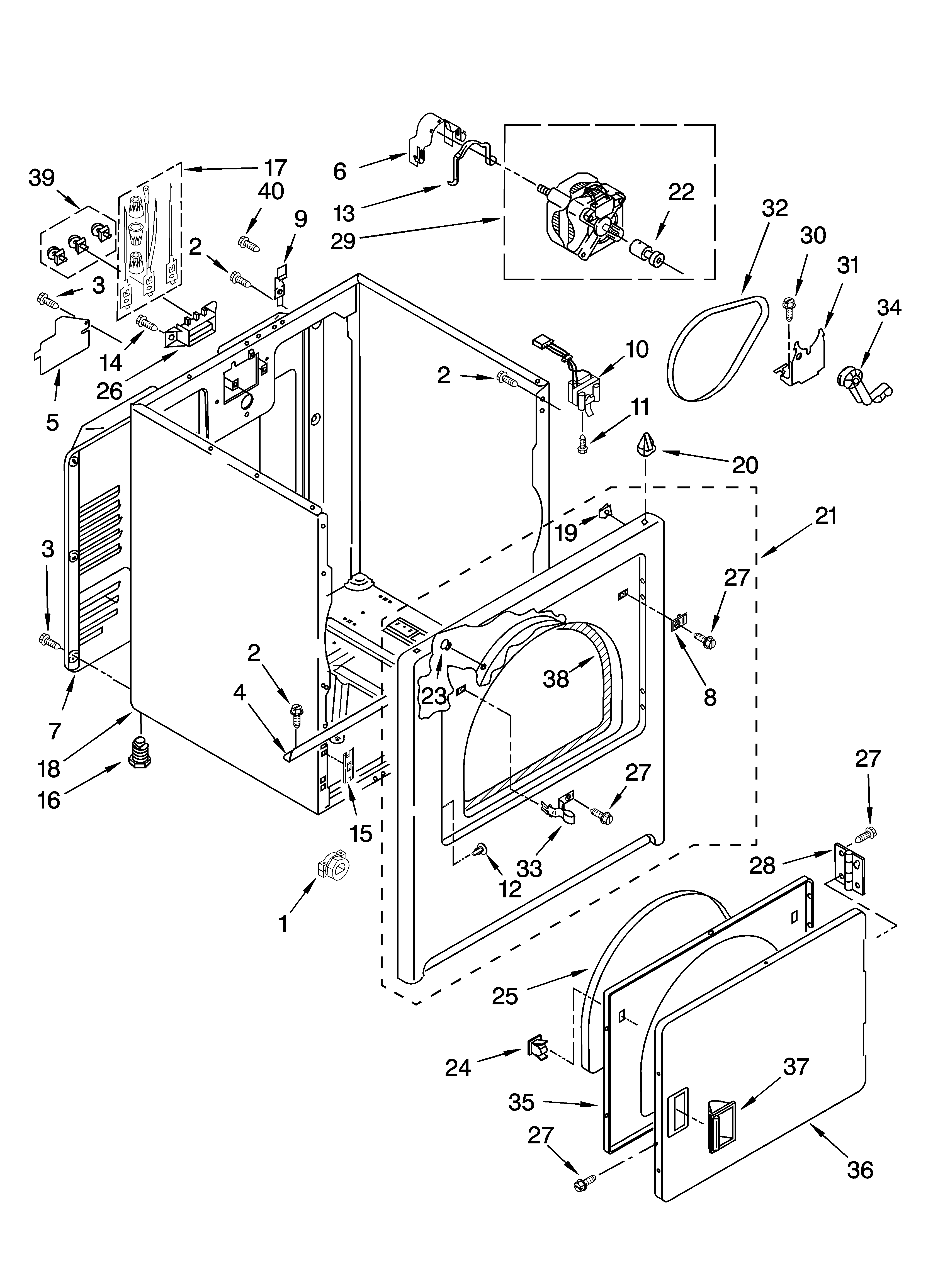 Cabinet parts