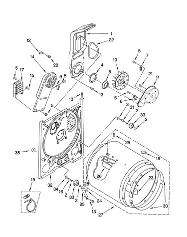 Bulkhead parts, optional parts (not included)