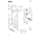 Amana AFI2538AEB00 cabinet parts diagram