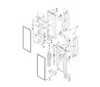 Amana AFI2538AEW00 refrigerator door parts diagram