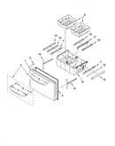 Freezer door parts