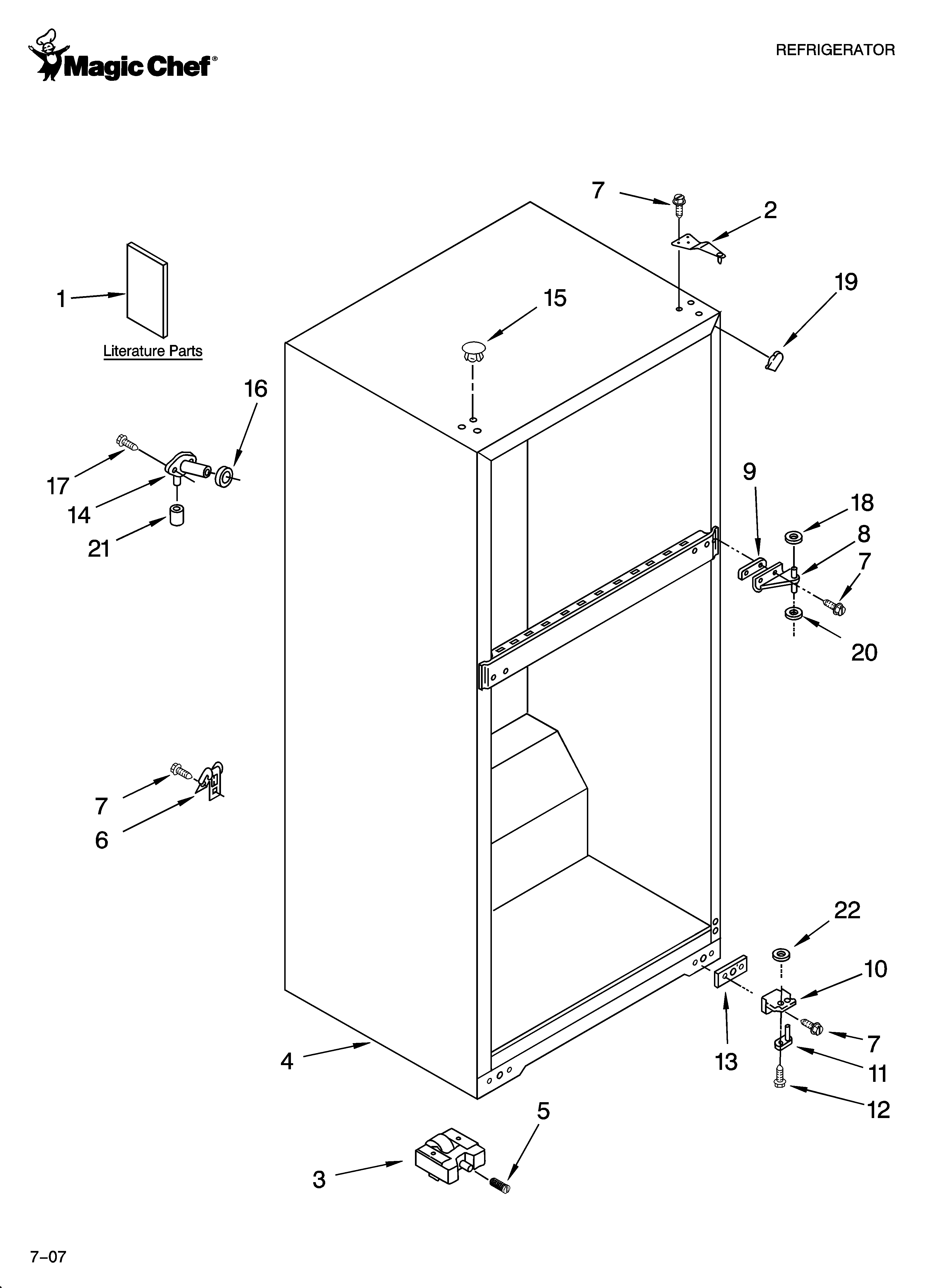 Cabinet parts