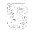 Jenn-Air JFC2089HPR10 freezer liner parts diagram