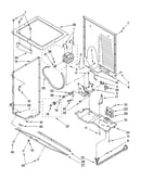 Dryer cabinet and motor parts