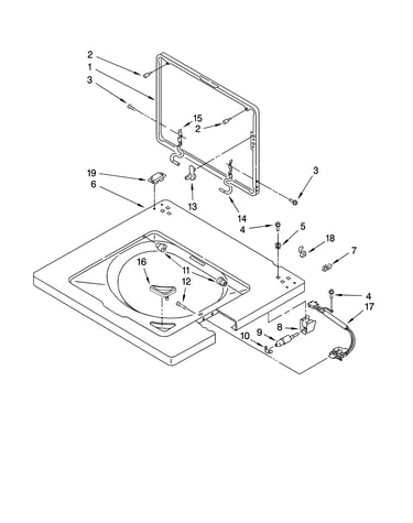 Washer top and lid parts