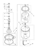 Agitator, basket and tub parts