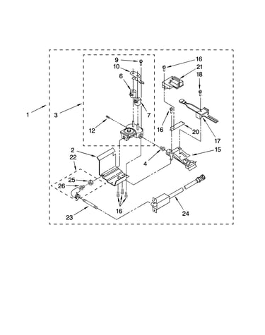 3402855 burner assembly, optional parts (not included)