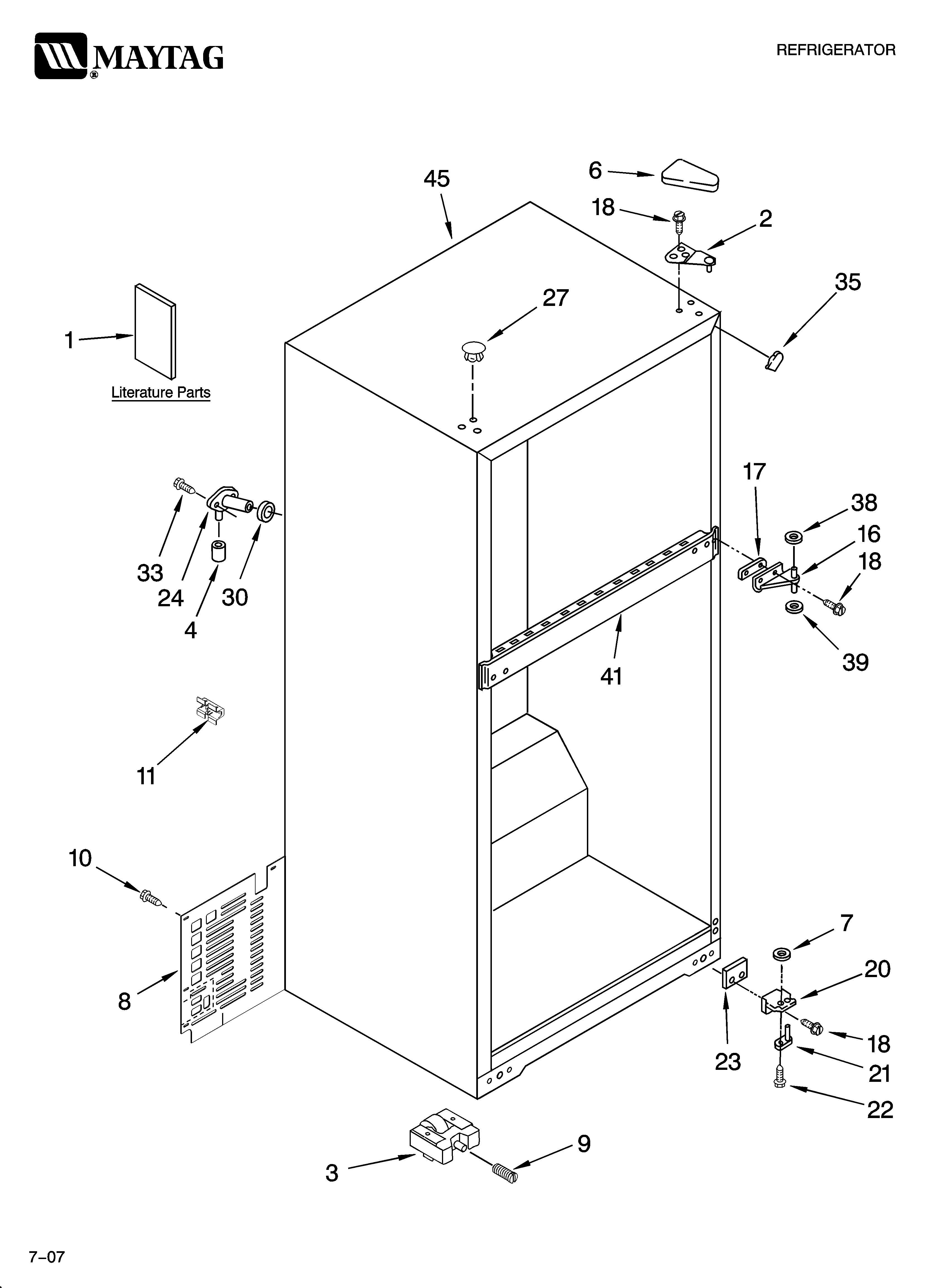 CABINET PARTS