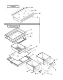 Shelf parts, optional parts (not included)