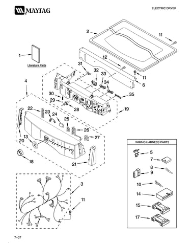Top and console parts