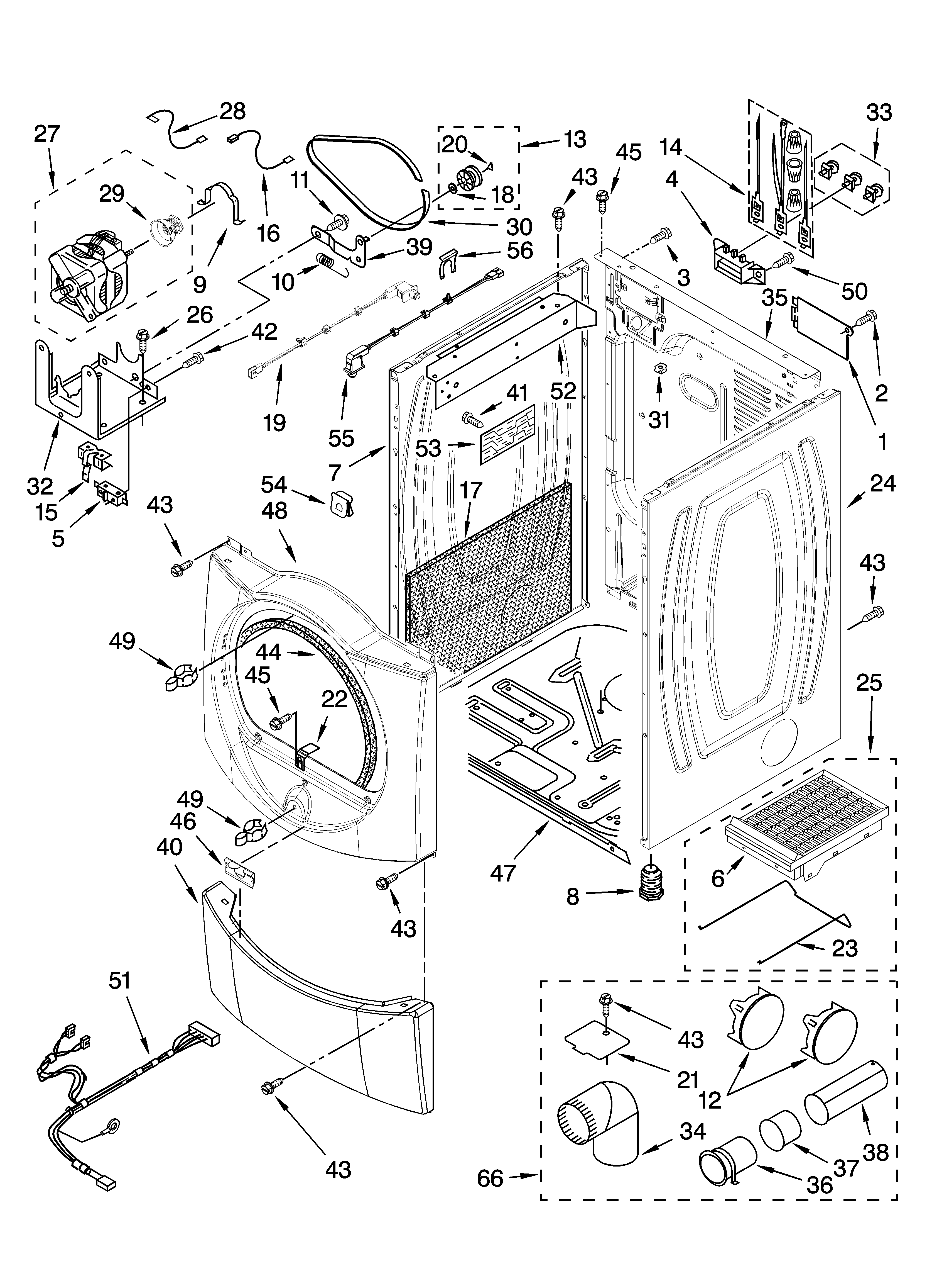 Cabinet parts