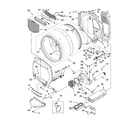 Maytag YMED9800TB0 bulkhead parts diagram