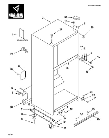 Cabinet parts