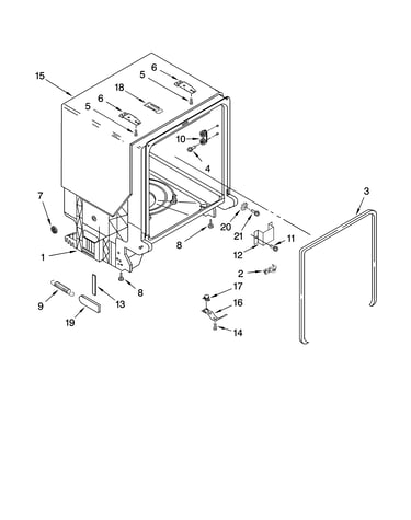 Tub and frame parts