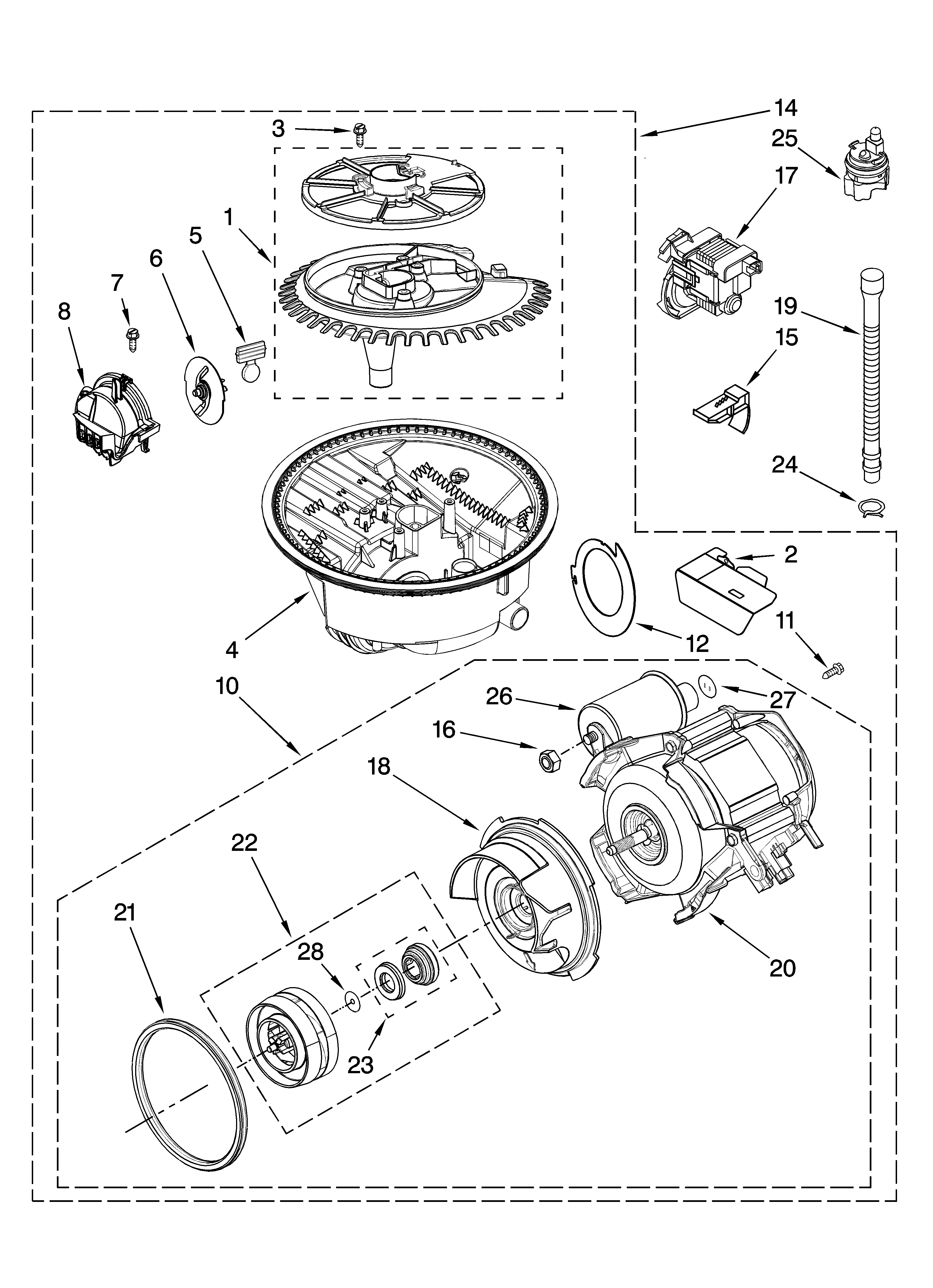 Pump and motor parts