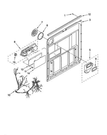 Door and latch parts