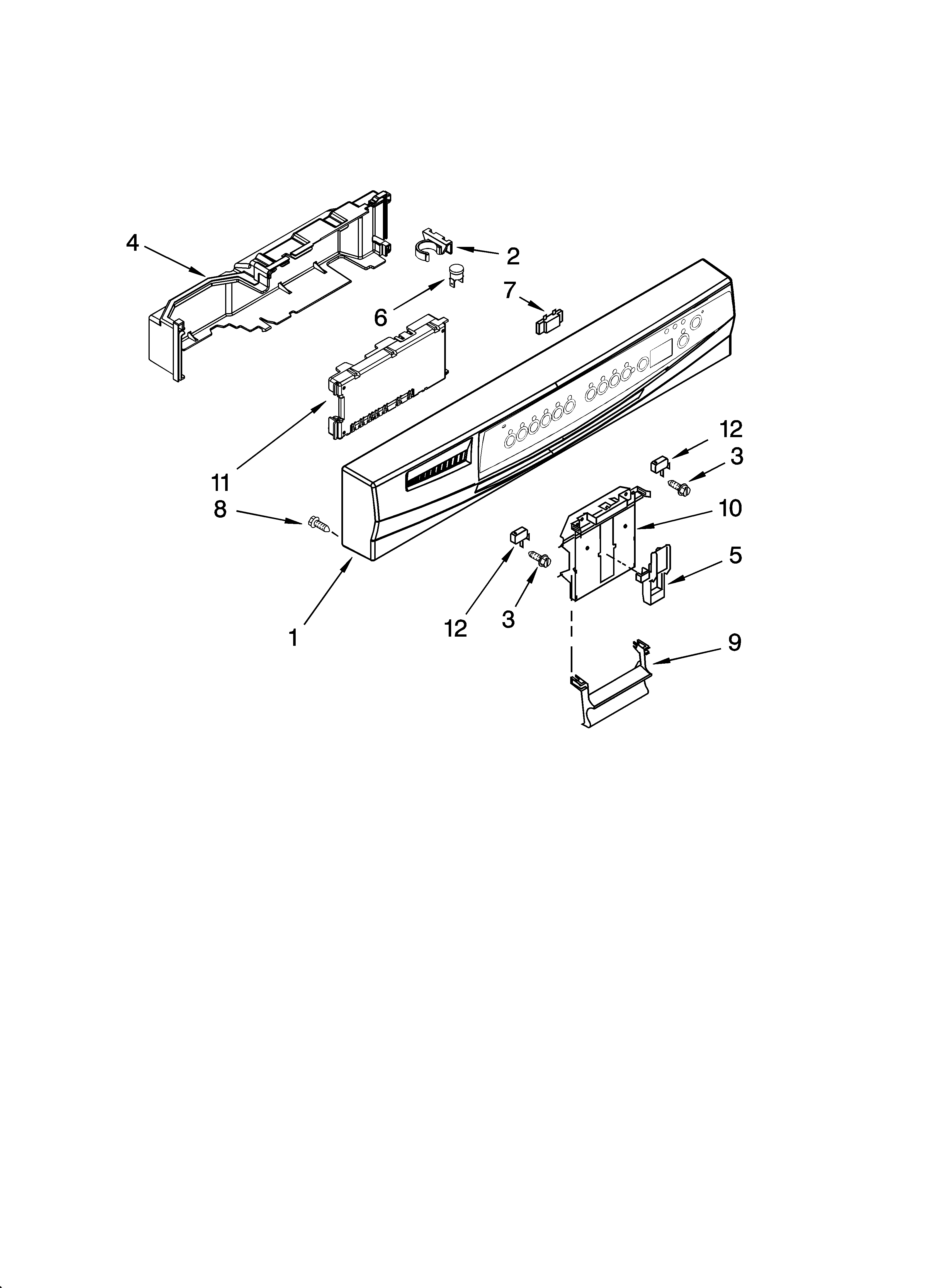 CONTROL PANEL PARTS