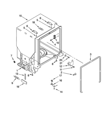 Tub and frame parts
