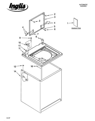 Top and cabinet parts