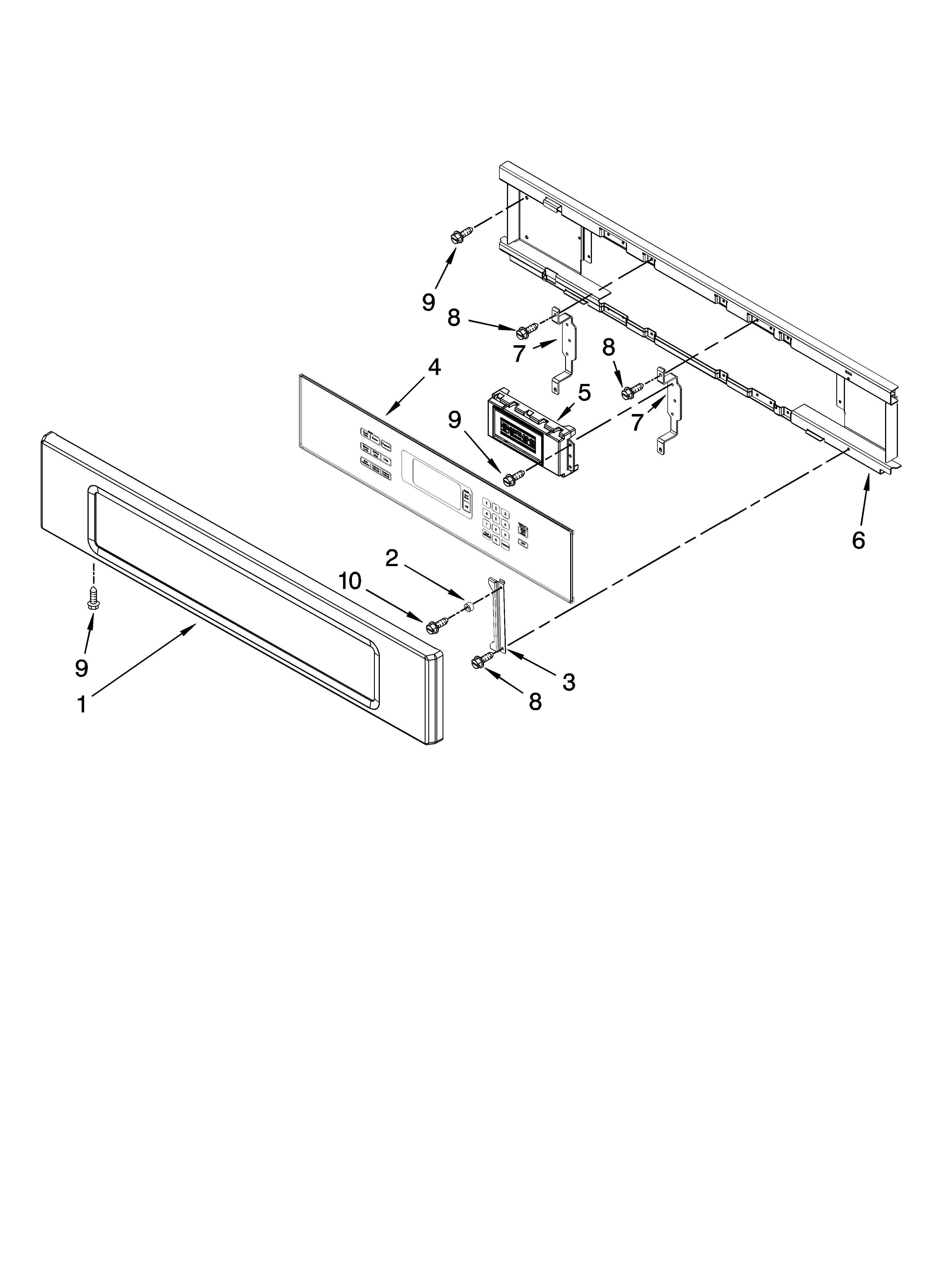 Control panel parts