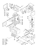 Cabinet and stirrer parts
