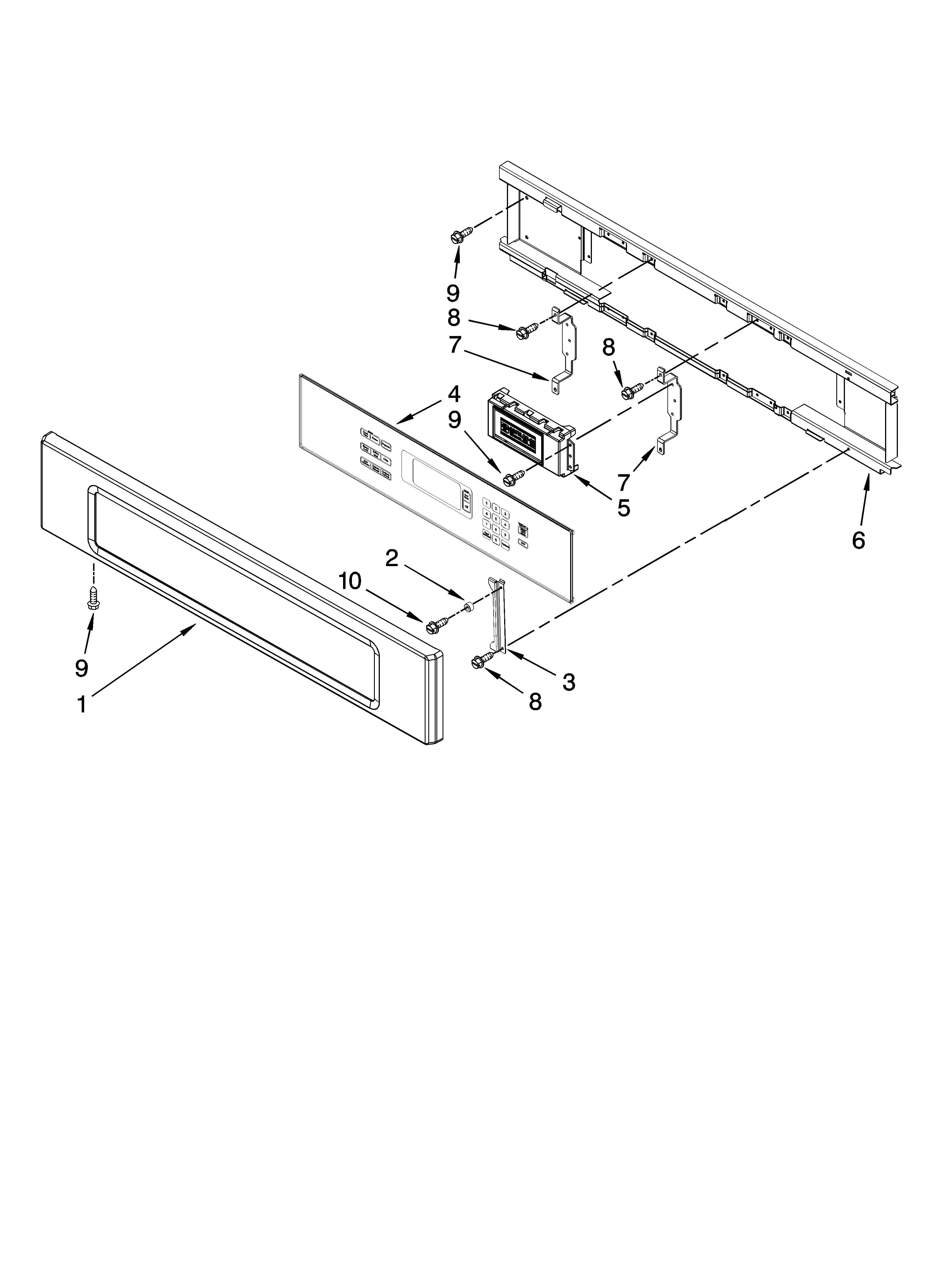 Control panel parts