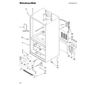 KitchenAid KBRS19KTWH00 cabinet parts diagram