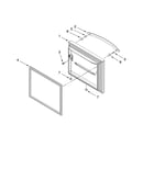 Freezer door parts