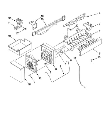 Icemaker parts, optional parts (not included)
