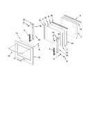 Oven door parts